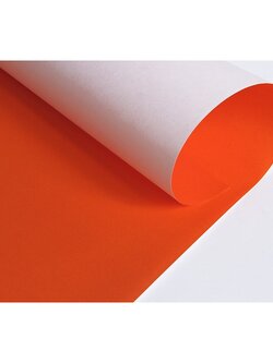 PP-103 สีส้ม กระดาษโปสเตอร์สี 1 หน้า หนา60แกรม/แพ็ค 20 แผ่น