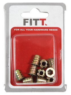 FITT อะไหล่ เฟอร์นิเจอร์ ตัวหนอนฝังไม้ DN-613 10ตัว DRIVING-NUT DN-613 10EA