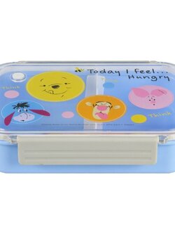 กล่องอาหารแบ่งช่อง MICRON 6187 POOH BL 0.9 ลิตร FOOD CONTAINER MICRON 6187 POOH BL 0.9L BLUE