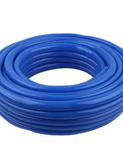 สายยางม้วนทึบ PVC SPRING 5/8 นิ้วx20 ม. สีน้ำเงิน PVC HOSE SPRING 5/8"x20M BLUE