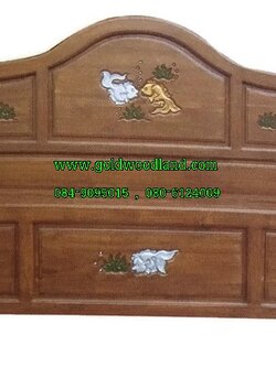 เตียงนอนไม้สัก ลาย 48