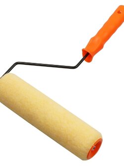 ลูกกลิ้งทาสีพร้อมด้ามจับ FITT 10 นิ้ว อุปกรณ์ทาสีFITT 10" Paint Roller Long Pile