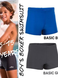 กางเกงว่ายน้ำเด็กผู้ชาย ทรงบ๊อกเซอร์