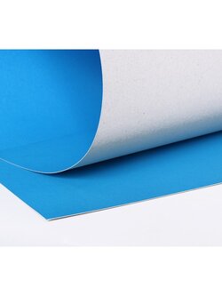 PP310 สีฟ้าอ่อน กระดาษโปสเตอร์แข็งสีหน้าเดียว 52X77 ซม. แพ็ค 10 แผ่น