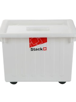กล่องเก็บของ STACKO FRESHY 28.5ลิตร สีขาว