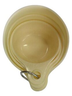 ชุดถ้วยตวงพลาสติก 4ใบ/ชุด ปลอดภัยใช้กับอาหาร