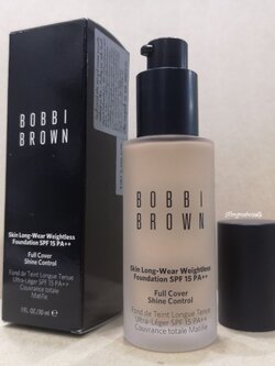 BOBBI BROWN Skin Long-Wear Weightless Foundation SPF 15 30ml สี Warm Ivory