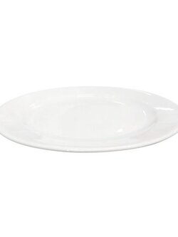 ROYAL PORCELAIN จานตื้น รุ่น WWP0924 ขนาด 16 ซม. สีขาว เหมาะสำหรับใช้งานทั้งในบ้านและร้านอาหาร