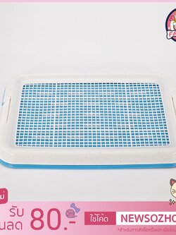 Boqi Factory ห้องน้ำสุนัข แผ่นรองฉี่สุนัข ถาดรองฉี่สุนัข ถาดรองฉี่สุนัข 2 ชั้น CF-T1