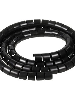 ชุดเก็บสายไฟพร้อมหัว SOLID 1.5M สีดำ ไส้ไก่