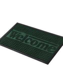 พรมปูพื้น พรมเช็ดเท้า พรมปูพื้น พรมภายนอก พรมเช็ดเท้าดักฝุ่นMX1031 44X74 เขียว HOME LIVING STYLE