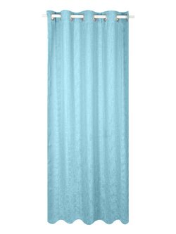 ผ้าม่าน EYELET CHILD FREEDOM STYLE DAJONG UV 135X220 ซม. สีฟ้า ผ้าม่านประตู CURTAIN ผ้าม่านและมู่ลี่