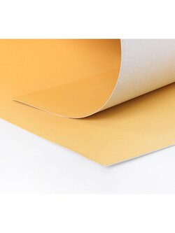 PP305 สีครีม กระดาษโปสเตอร์แข็งสีหน้าเดียว 52X77 ซม. แพ็ค 10 แผ่น