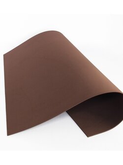G1-FB1-สีน้ำตาล แผ่นโฟมยาง ขนาด 55x55 ซม. หนา 2 มม. จำนวน 5 แผ่น