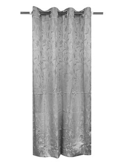 ผ้าม่าน EYELET CHILD FREEDOM STYLE LIO UV 140X220 ซม. สีเทา ผ้าม่านประตู CURTAIN ผ้าม่านและมู่ลี่