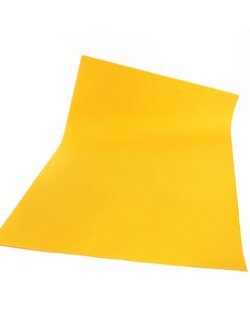 PP202 สีเหลืองแก่ กระดาษโปสเตอร์สี 2 หน้า20แผ่น
