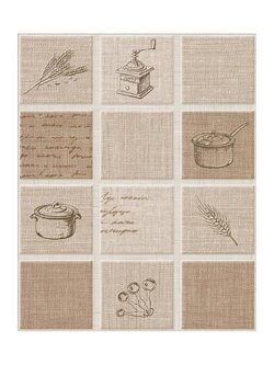 กระเบื้องผนังภาพชุด 8X10 นิ้ว คูซีนบราวน์ 1M2WALL TILE DURAGRES CUSEEN 8X10" 1M2 BROWN