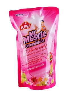 น้ำยาถูพื้น KIWI MR.MUSCLE สวีทฟลอรัล 800 มล. DAILY CLEANER TILE 800ML KIWI MR.MUSCLE SWEET FLORAL