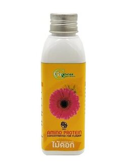 อะมิโนโปรตีนเข้มข้นสำหรับพืชดอก GREEN GARDEN 120 มล. ไม่มีสารพิษสำหรับการฆ่าแมลง