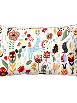 หมอน หมอนอิง หมอนโซฟาRÖDARV เริดอาร์ฟ หมอนอิง, หลากสี, 40x65 ซม.