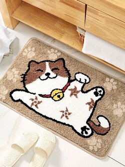 [Carpet] Kitchen - Bathroom mats พรมขนยาวนุ่ม เช็ดเท้า ตกแต่งบ้านห้องครัวห้องน้ำ ห้องนั่งเล่น ลายตัวการ์ตูนน่ารัก