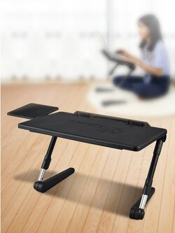 !!สินค้าขายดี!! AIR SPACE โต๊ะพับอเนกประสงค์ โต๊ะวางคอมพิวเตอร์แล็ปท็อป AIR SPACE Laptop Desk