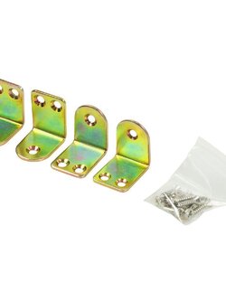 ฉากเหล็ก 3 รู BY TORA 25X30X34X2 มม. สีนิกเกิ้ล BRACKET BY TORA 25X30X34X2MM NICKEL