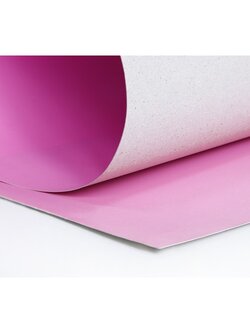 PP322 สีชมพูอ่อน กระดาษโปสเตอร์แข็งสีหน้าเดียว 52X77 ซม. แพ็ค 10 แผ่น
