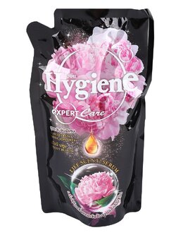 น้ำยา ปรับผ้านุ่ม ผ้า 580ml ไฮยีน พีโอนี บลูม อุปกรณ์และผลิตภัณฑ์ซักรีด