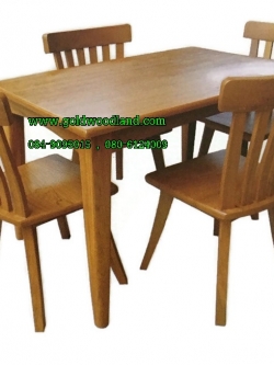 ชุดโต๊ะอาหารไม้สัก แบบที่ 25