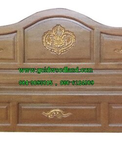 เตียงนอนไม้สัก ลาย 47