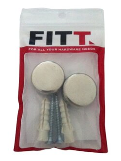 2 ชิ้น FITT อะไหล่ เฟอร์นิเจอร์ ตัวล็อค ชั้นตะแกรง FITT SS-304 FITT SS-304 SS LOCKER 2EA