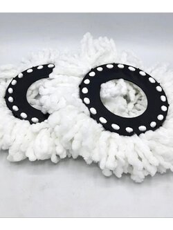 ผ้ากลมถูพื้น (อะไหล่ไม้ถูพื้น) ผ้าอะไหล่ไม้ม็อบถูพื้น ผ้าถูบ้าน ผ้าสปินม็อบ