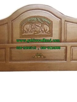 เตียงนอนไม้สัก ลาย 38