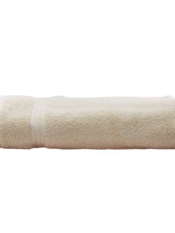 FROLINA ผ้าขนหนูเช็ดตัว รุ่น Bisliver ขนาด 27 x 54 นิ้ว สีครีม Cotton 100% อย่างดีที่คัดสรรมาเป็นพิเศษ