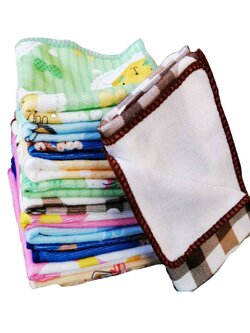 ผ้าขนหนู ผ้าเช็ดผม ไมโครไฟเบอร์ ลายการ์ตูน ใช้งานอเนกประสงค์