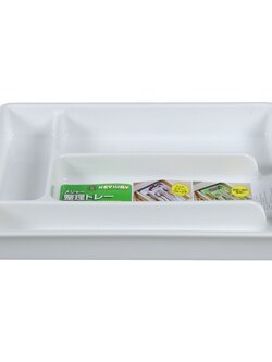 ถาดใส่อุปกรณ์ในครัว 4 ช่อง ZS-1227 สีขาว KITCHEN UTENSIL TRAY 4HOLE ZS-1227 WHITE