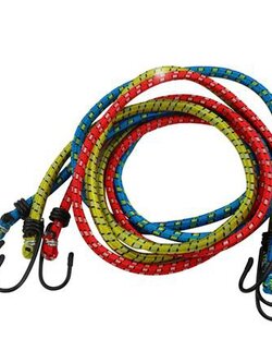 สายรัดยางยืดคละสี CARBEST แพ็ค 3 ผูกรัดสิ่งของ