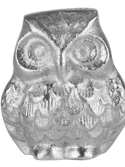 ของตกแต่ง HOME LIVING STYLE นกฮูกเล็ก OWL สีเงิน อุปกรณ์ตกแต่งบ้านอื่นๆ