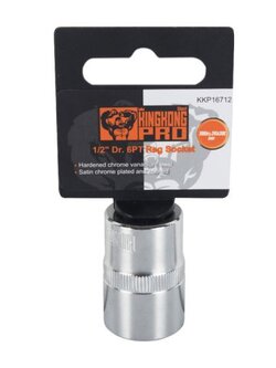 GIANT KINGKONG PRO ลูกบ๊อกซ์ 1/2 นิ้ว 6 เหลี่ยม รุ่น KKP16712 ขนาด 19 มม. สีเงิน