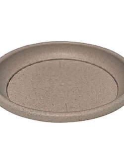 จานรองกระถางชีวภาพย่อยสลาย PLA 14 ซม. BIODEGRADABLE PLANT SAUCER SPRING PLA 14CM NATURAL