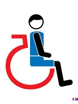 SA1908 ป้าย ห้องน้ำคนพิการ