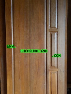 ประตูไม้สักบานเดี่ยว GB - 55