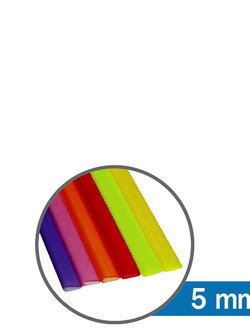 สันรูด 5 มม คละสี/6