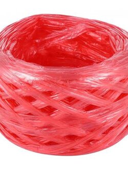 เชือกฟาง PANSIAM 2 นิ้ว สีแดง ผูกรัดสิ่งของ