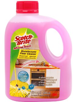 Scotch-Brite® น้ำยาถูพื้นทำความสะอาดและฆ่าเชื้อแบคทีเรีย ขนาด 1,000 มล. กลิ่นโรแมนติกโรส