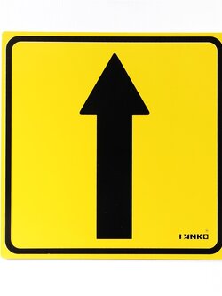 SA2112-ป้ายจราจร ตรงไป ขนาด 30*30ซม PV5mm