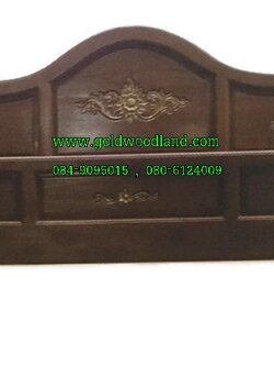 เตียงนอนไม้สัก ลาย 35