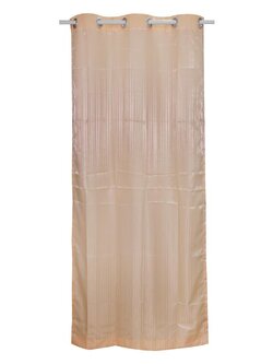 ผ้าม่าน EYELET CHILD FREEDOM GROOVY 110X220 ซม. สีส้ม ผ้าม่านประตู CURTAIN ผ้าม่านและมู่ลี่