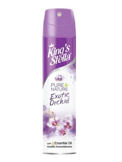 KINGS STELLA เพียวเนเจอร์ กลิ่นเอ็กซ์ซอติกออร์คิด ขนาด 300 มล. สีม่วง